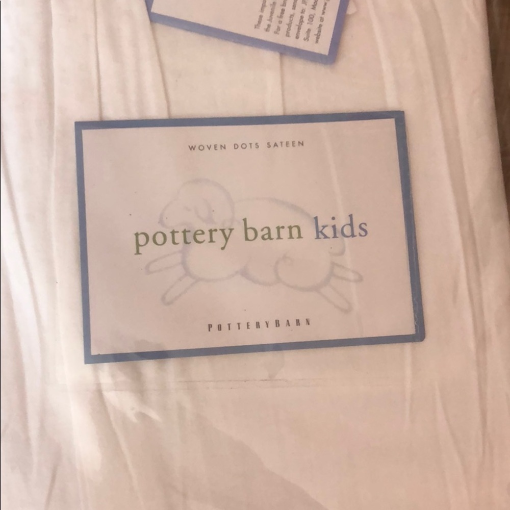 Pottery Barn Kids crib bed skirt - Picture 3 of 5